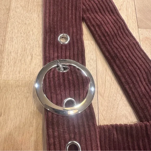 NWT Luxology Purple Corduroy Jumper Pocket Dress Women’s Size Small - Picture 7 of 14